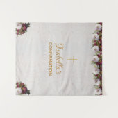 Bevestiging achtergrond Marmer Goud Bourgondië Pio Wandkleed (Voorkant (horizontaal))