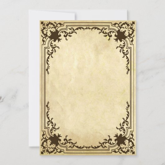 bevestiging Antiek perkament religieus Kaart (Achterkant)