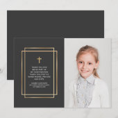 Bevestiging bedankt | Aangepaste foto (Voorkant / Achterkant)