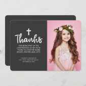 Bevestiging bedankt | Aangepaste foto (Voorkant / Achterkant)