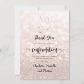 Bevestiging bedankt creditcard kaart (Voorkant)