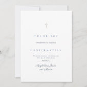 Bevestiging bedankt creditcard kaart (Voorkant)