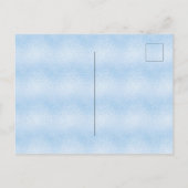 Bevestiging blauw jongetje elegant script eenvoudi uitnodiging briefkaart (Achterkant)