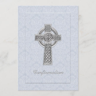 Bevestiging Blauwe Damaskast Silver Cross Kaart