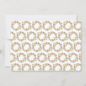 Bevestiging Bloemkrans Crucifix uitnodiging (Achterkant)