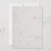 Bevestiging Botanische succulent Marble Gold Cross Kaart (Achterkant)