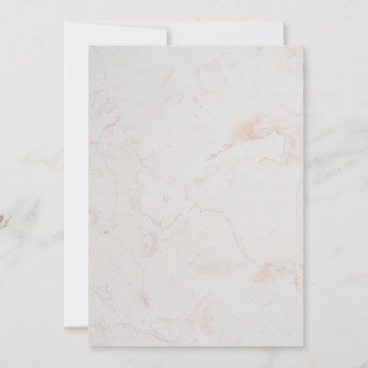 Bevestiging Botanische succulent Marble Gold Cross Kaart (Achterkant)