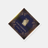 Bevestiging Boy Blue Gold Cross Boek Servet (Hoek)