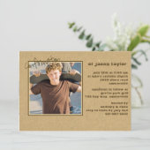 Bevestiging Casual fotouitnodiging Kaart (Staand voorkant)