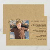 Bevestiging Casual fotouitnodiging Kaart (Voorkant / Achterkant)