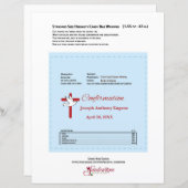 Bevestiging Chocolate Snoep Bar, omhuld Rode Kruis (Voorkant / Achterkant)