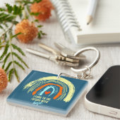 BEVESTIGING | CHRISTELIJKE OFFERTE RETRO BOHO REGE SLEUTELHANGER (Voorkant Rechts)