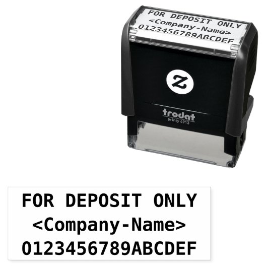 Bevestiging controleren + Rubberstempel voor aange Zelfinktende Stempel (In situ)