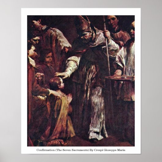 Bevestiging (de zeven heiligdommen) poster (Voorkant)