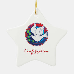 Bevestiging, Dove Colorful, Star Ornament