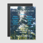 Bevestiging en aanmoediging van magnetisch Wenskaa (Voorkant / Achterkant)