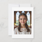 Bevestiging Eucalyptus Greenery Gold Foto Kaart (Achterkant)