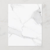 Bevestiging eucalyptus greenery marble-uitnodiging flyer (Achterkant)