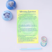 Bevestiging Experiment door Cheryl Paton Flyer (Enkel)