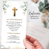 Bevestiging Favor, Jongen of Meisje, Groen Bladwij Bedankkaart