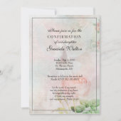 Bevestiging Floral Prayer Uitnodiging (Voorkant)