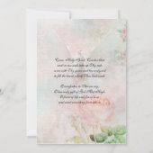 Bevestiging Floral Prayer Uitnodiging (Achterkant)