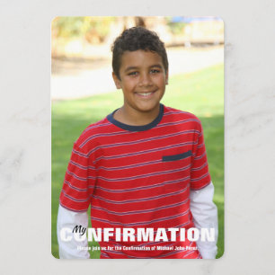 Bevestiging foto uitnodiging U PICK BACK KLEUR