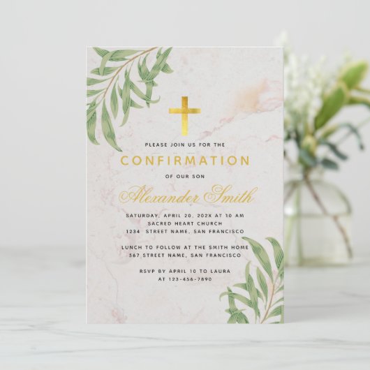 Bevestiging gebladerte marmeren gouden wilgenblade kaart (Staand voorkant)