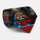 Bevestiging Glas in lood Maagd Mary Heilige Ghost Stropdas (Opgerold)