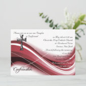 Bevestiging golfuitnodiging kaart (Staand voorkant)