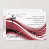 Bevestiging golfuitnodiging kaart (Voorkant / Achterkant)