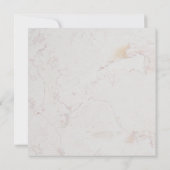 Bevestiging Greenery Fern verlaat Faux Gold Marble Kaart (Achterkant)