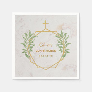 Bevestiging Groenery Botanisch Goud Geometrisch Servet