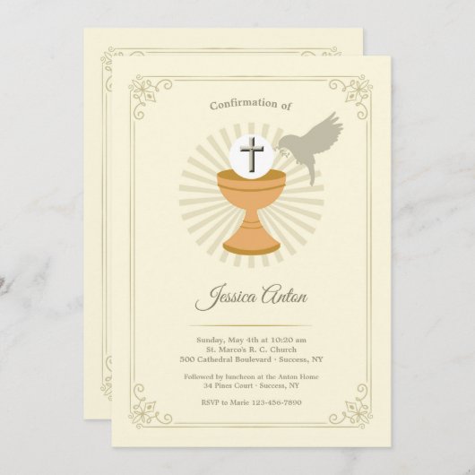 Bevestiging handmatige uitnodiging (Voorkant / Achterkant)