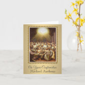 Bevestiging Heilige Geest Apostelen Maagd Maria Kaart (Gele Bloem)