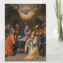 Bevestiging Heilige Geest Maagd Maria Apostelen