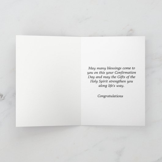 Bevestiging Heilige Geest Maagd Mary Apostles Kaart (Binnen)