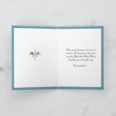 Bevestiging Heilige Geest Wolken Rays Dove Kaart (Binnen)