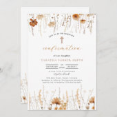 Bevestiging herfst Boho Kaart (Voorkant / Achterkant)