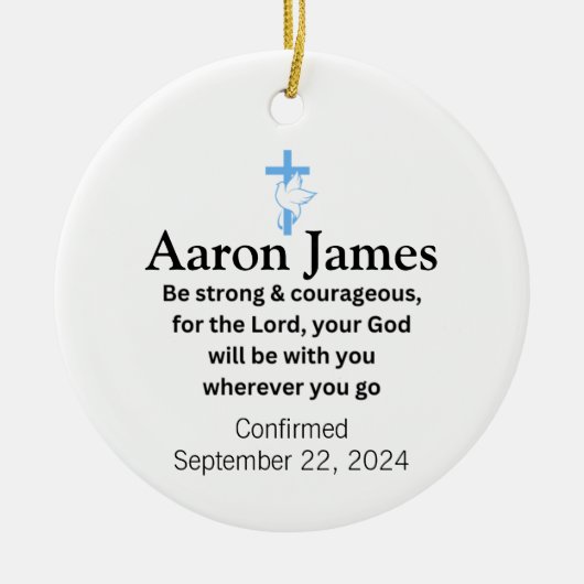 Bevestiging Keramisch Ornament Geschenken voor Jon (Voorkant)