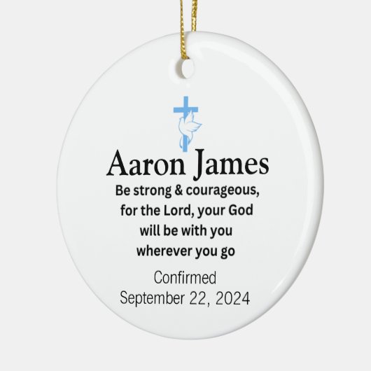 Bevestiging Keramisch Ornament Geschenken voor Jon (Links)