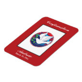 Bevestiging, kleurrijke, verticale cadeauobjecten magneet (Linkerzijde)