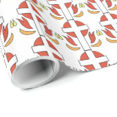 Bevestiging Kruis en ontvlammen Cadeaupapier (Rol Hoek)