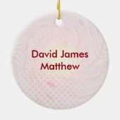 Bevestiging Kruis en ontvlammen Keramisch Ornament (Achterkant)