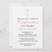 Bevestiging kruisdochters Roze Kaart (Voorkant)