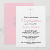 Bevestiging kruisdochters Roze Kaart (Voorkant / Achterkant)