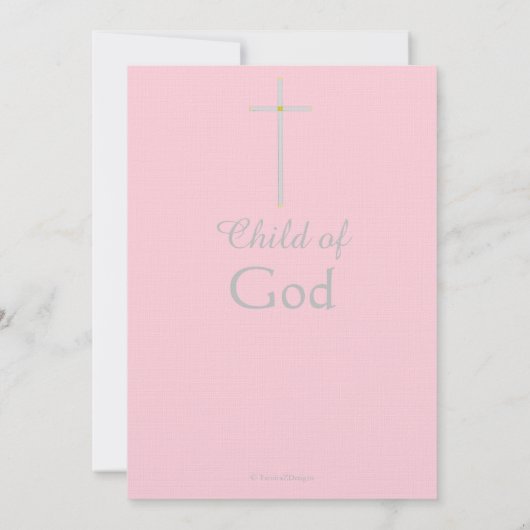 Bevestiging kruisdochters Roze Kaart (Achterkant)