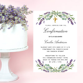 Bevestiging lavender eucalyptus violet meel kaart