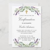 Bevestiging lavender eucalyptus violet meel kaart (Voorkant)