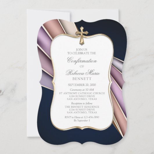 Bevestiging Meisjes Uitnodiging (Voorkant)